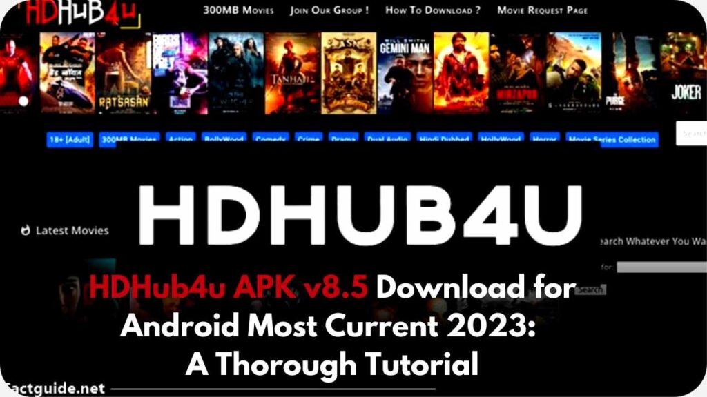 HDHub4u APK v8.5 Download 2023