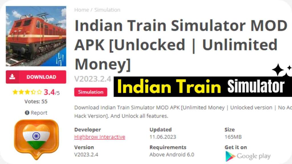 Indian Train Simulator Mod Apk Download 